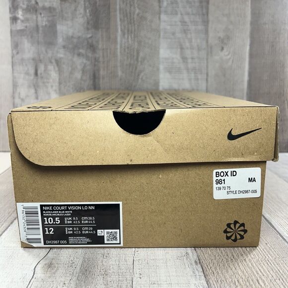 Nike Court Vision Low Next Nature Men's Sneaker Shoes Black Size 10.5 DH2987-005 - Picture 16 of 16